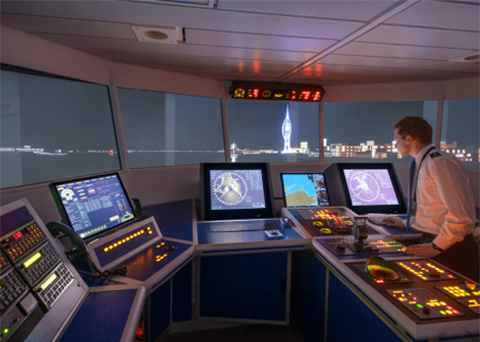 Ship bridge simulator